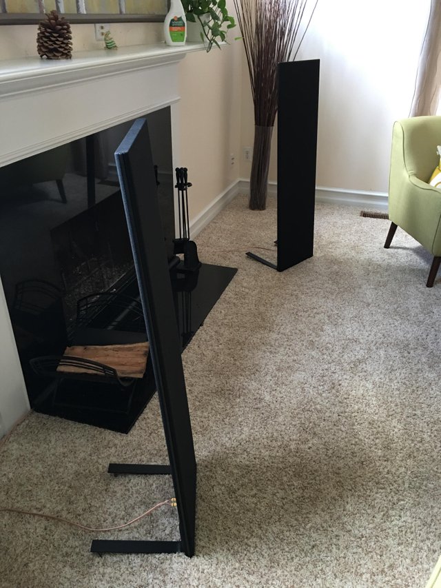 Shows a pair of LRS in a lounge setting